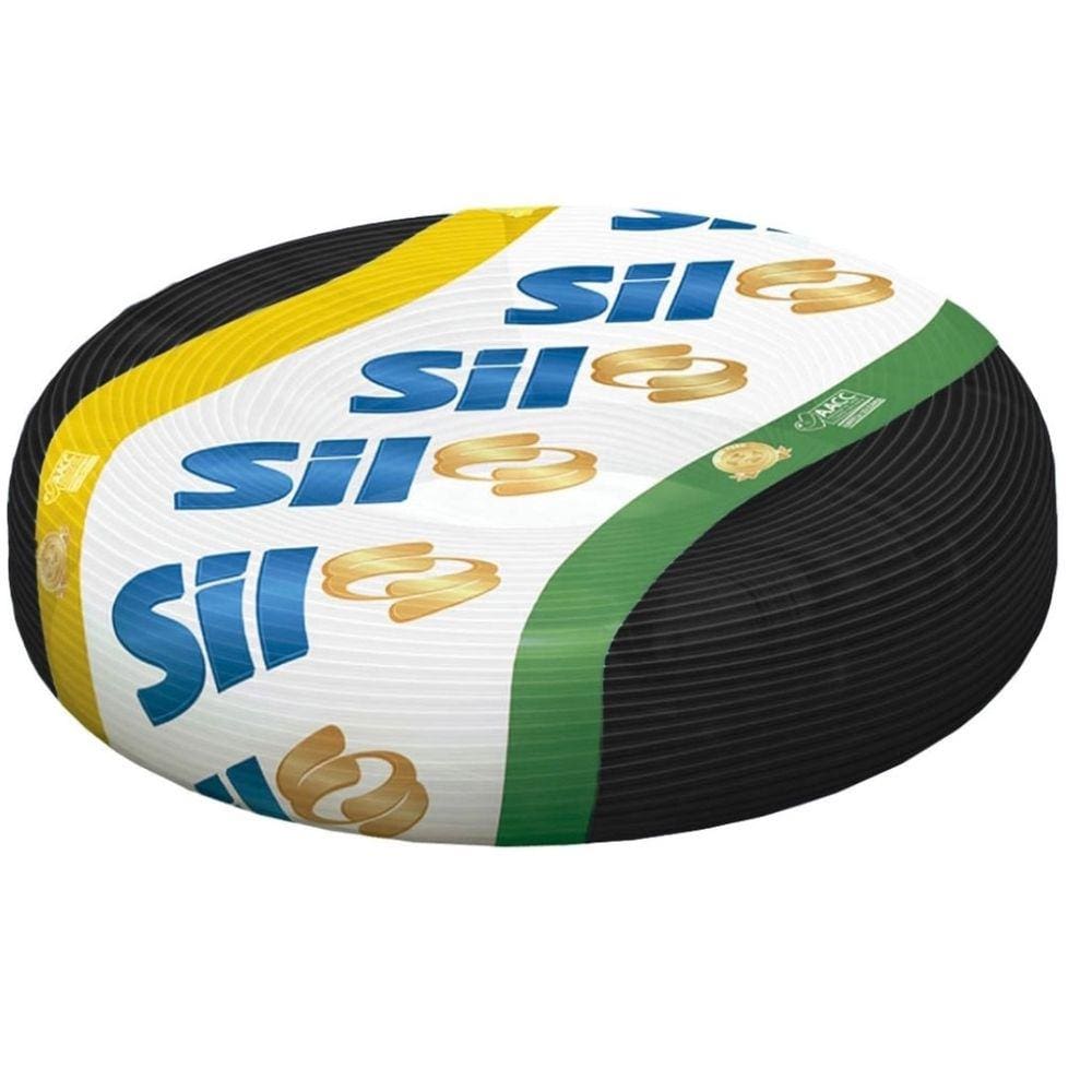 Cabo Flexivel 750V 10.00 100M Preto Sil