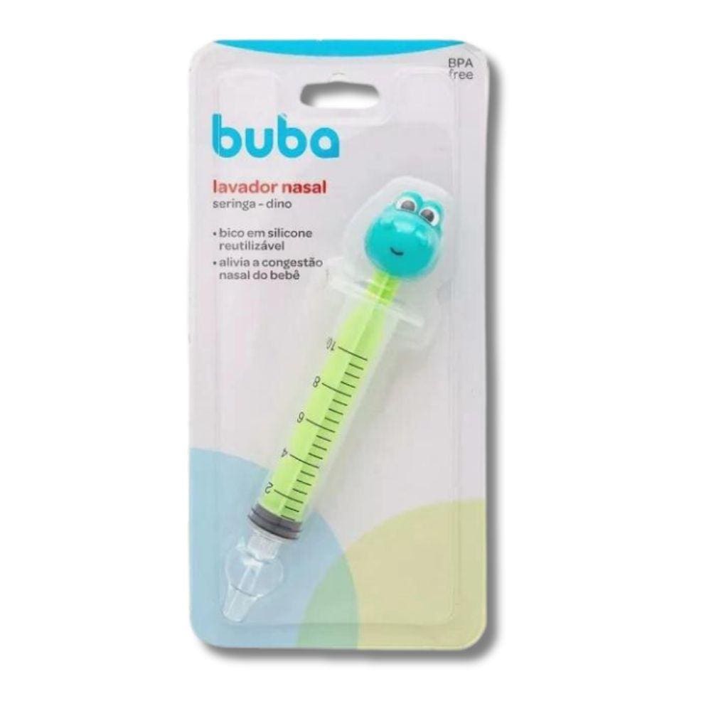 Lavador Nasal Seringa Dino Verde - Buba
