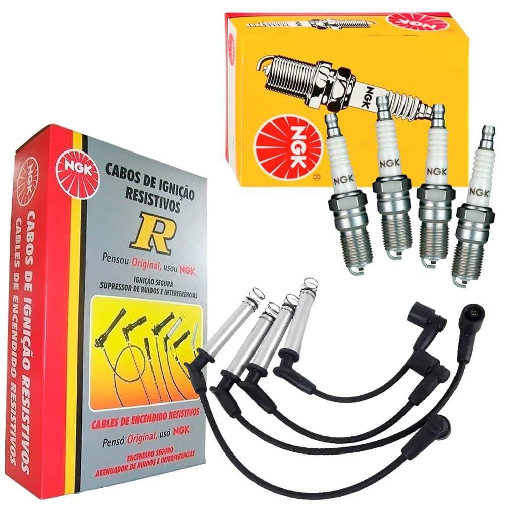 Kit Vela E Cabo Vela De Ignição Uno 1.5 1.6 92 A 2009 Ngk