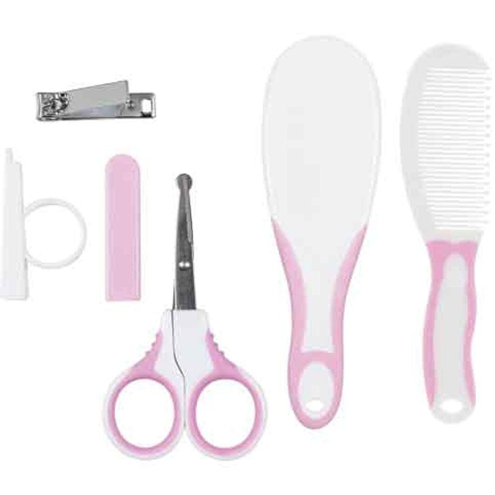Kit Cuidados Baby Buba Baby com escova, pente, tesoura e cortador
