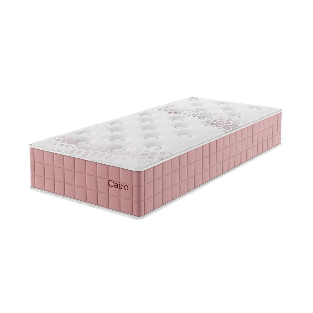 Colchão Solteiro Molas Ensacadas 30cm x 188cm x 88cm Cairo Yescasa Rose