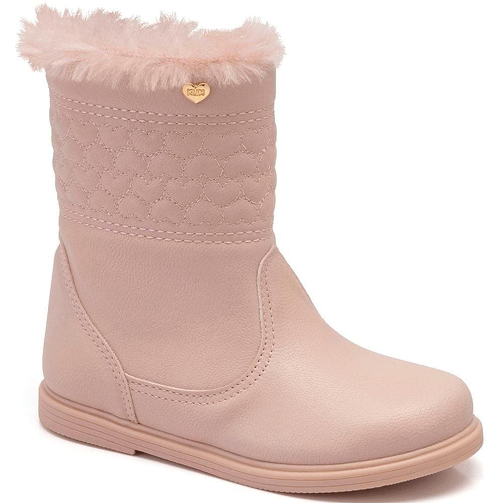 Bota Cano Curto Infantil Feminina Miss Mini Klin Ref: 168055 22/27
