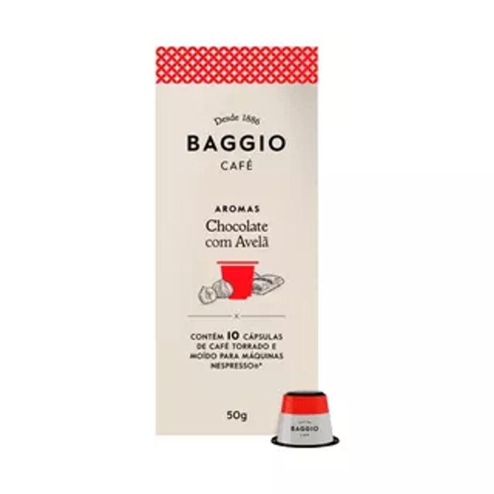 Café Em Cápsula Compátivel Nespresso Aroma Choco Avelã Baggio - 10Caps