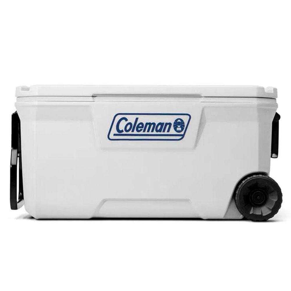 Caixa Térmica Marine 94,6 Litros com Rodas Branca Coleman
