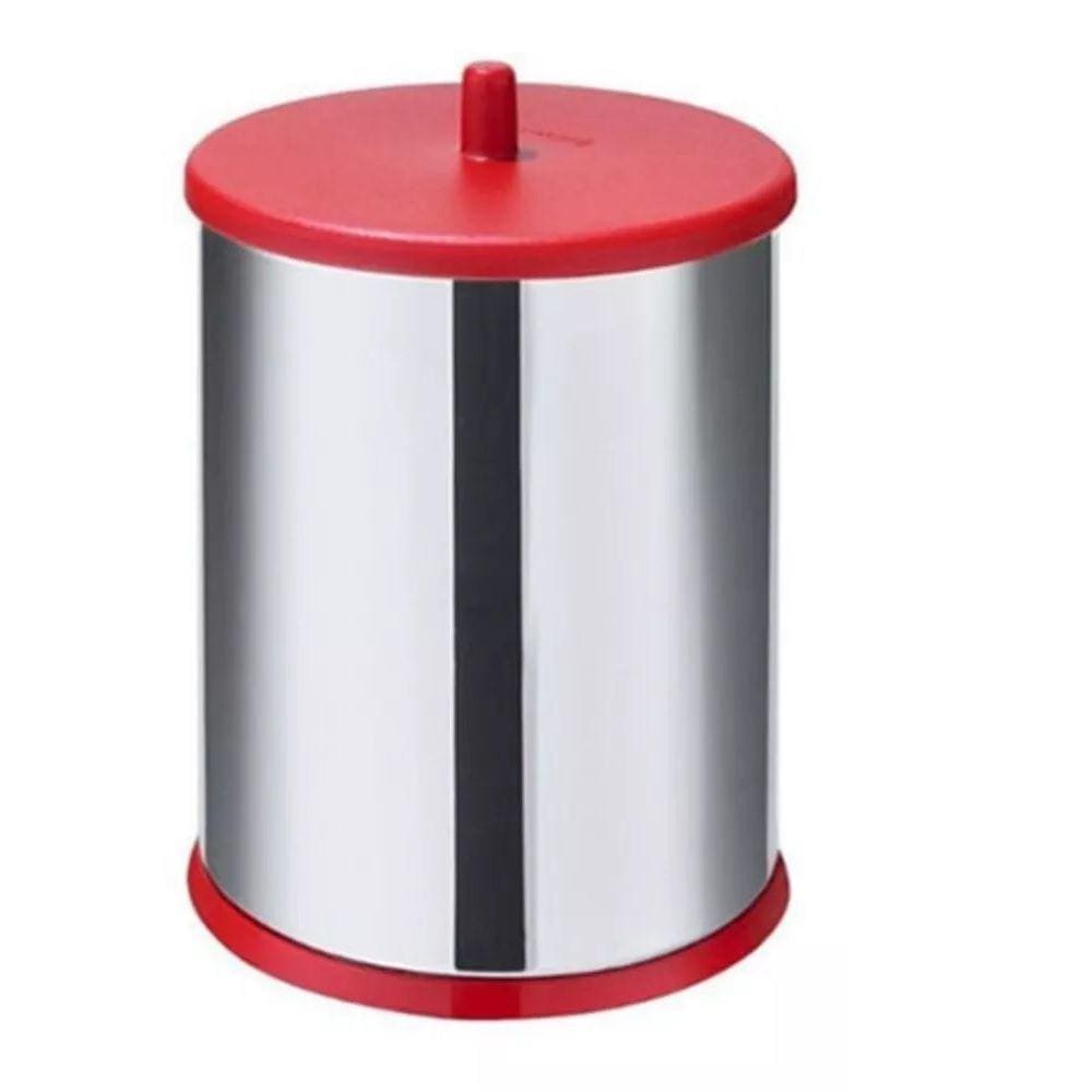 Lixeira De Aço Inox 3,2 Litros Com Tampa Martinazzo