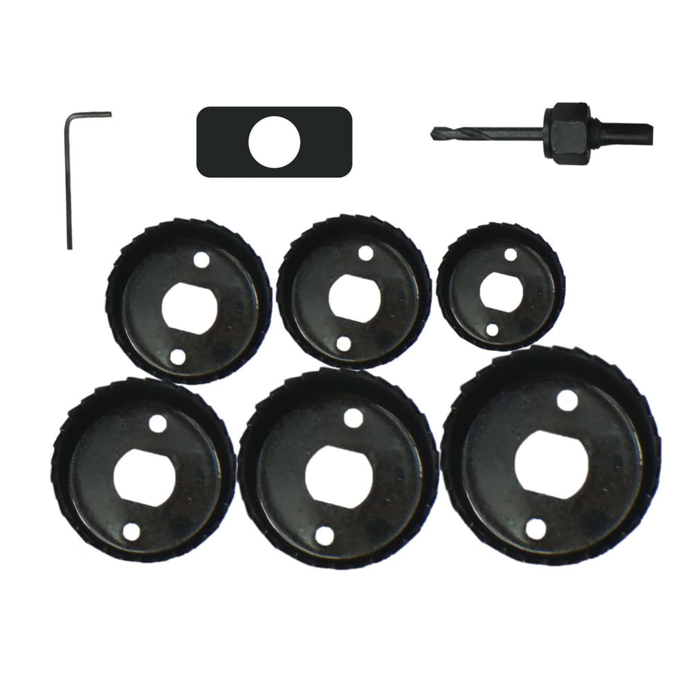 Kit Serra Copo Com 9 Peças Em Aço Carbono Fertak