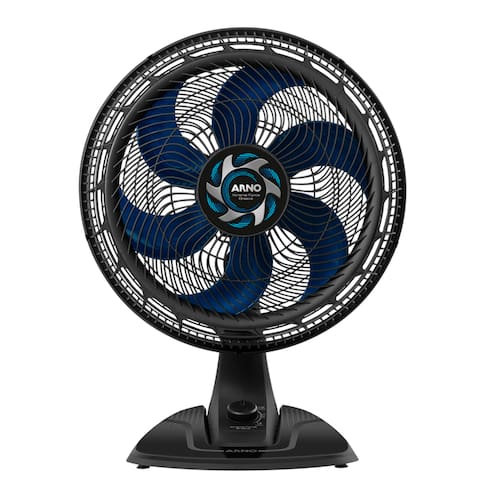 Ventilador de mesa Arno 40cm VB40 Xtreme Force Breezer preto com azul 127v