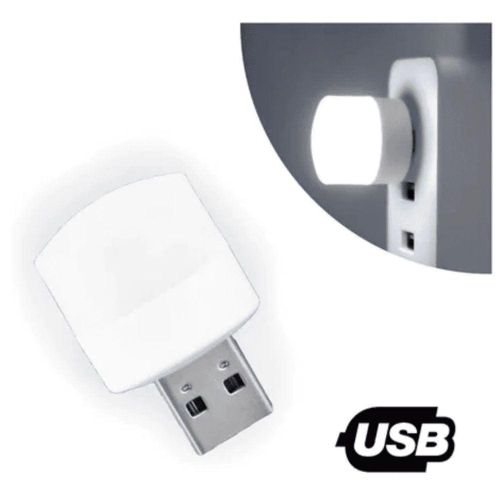 Mini Luminária Luz Lampada Led Abajur Usb Notebook