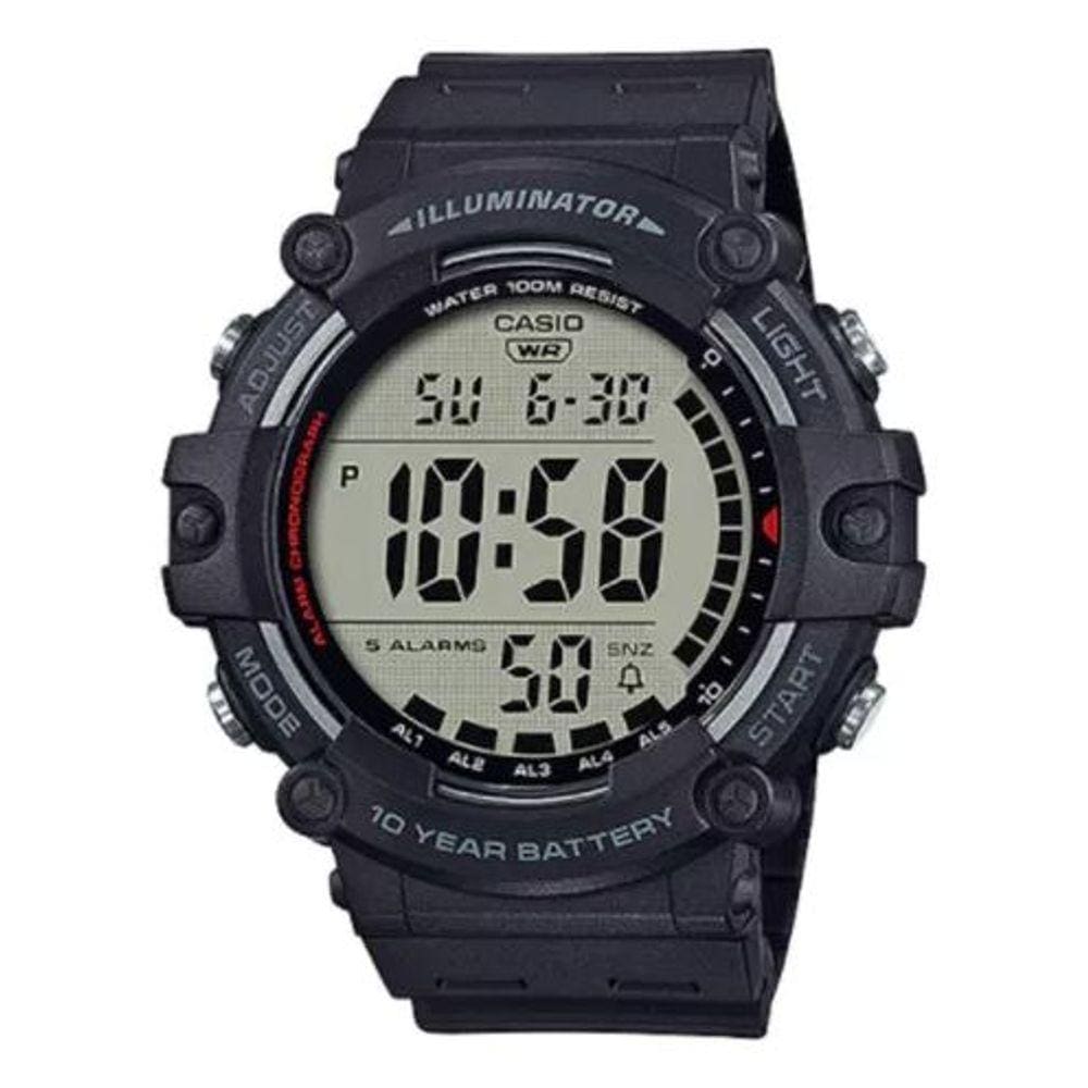 Relógio Casio Masculino Digital Preto  Ae-1500Wh-1Avdf