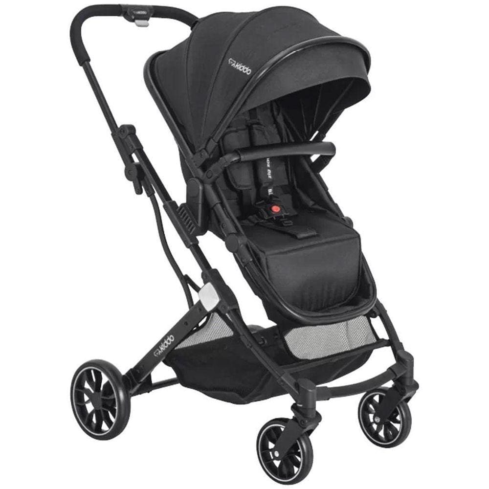 Carrinho De Bebê Zig Zag Preto - Kiddo