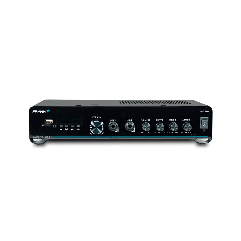 Amplificador Frahm Slim 2000 G5 Bluetooth