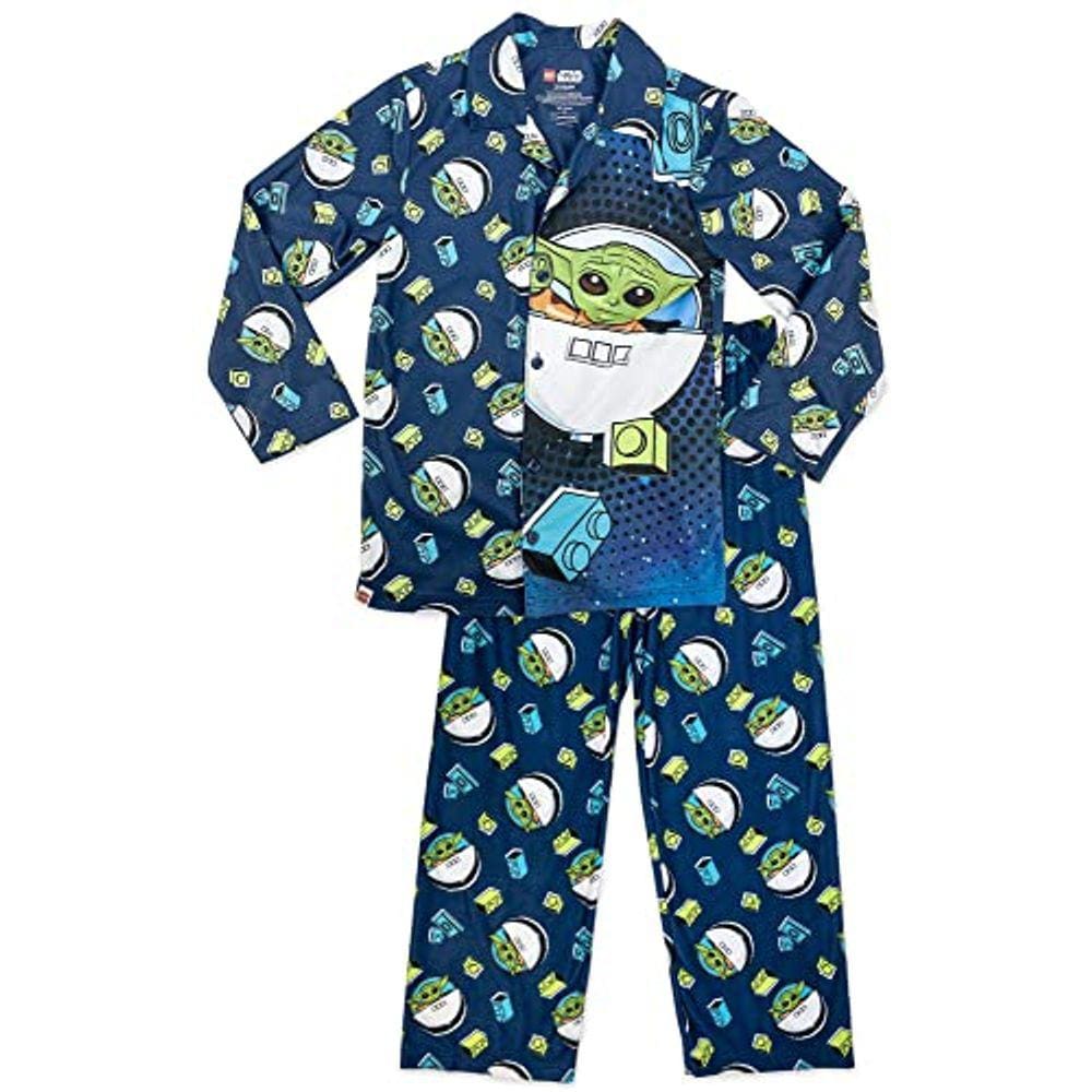 Conjunto de pijama para meninos LEGO Star Wars, tamanho 4-5 preto