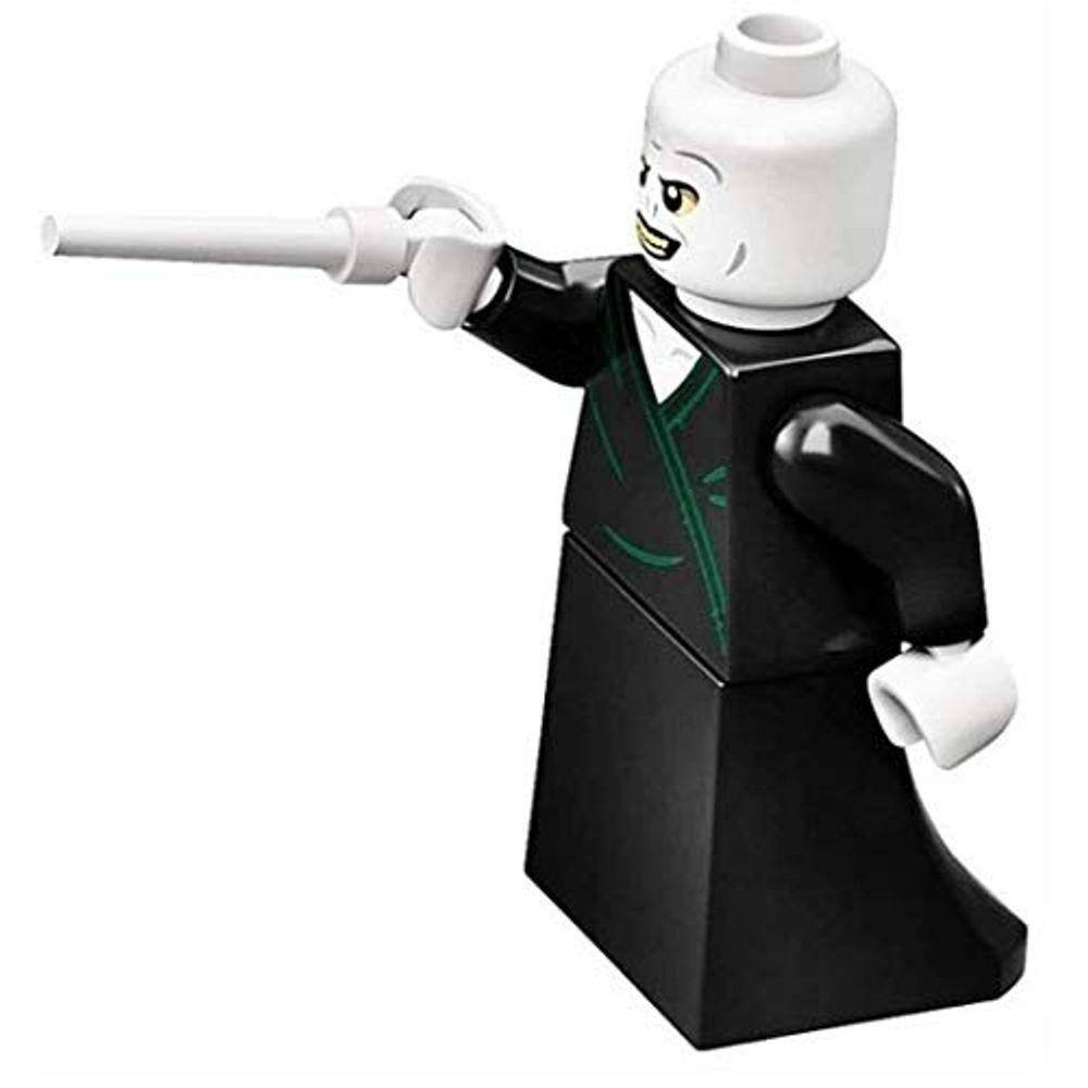 Minifigura LEGO Harry Potter: Lord Voldemort com varinha branca