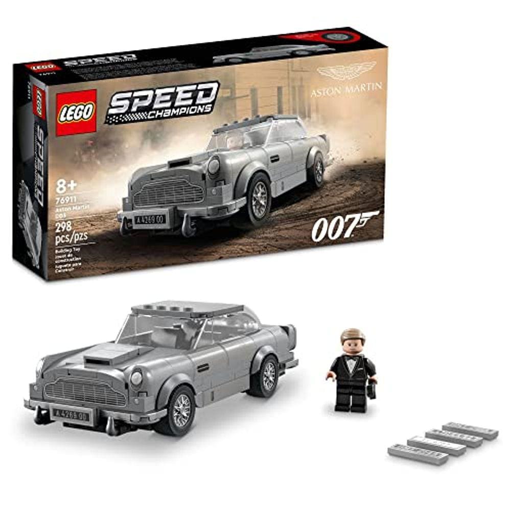LEGO Speed Champions 007 Aston Martin DB5 76911 Building Toy Set Com James Bond para Crianças, Meninos e Meninas Idades 8+ (298 Peças)