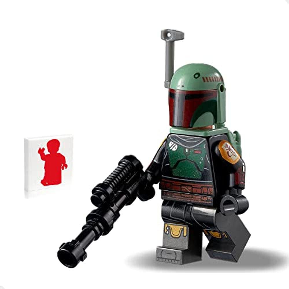 LEGO Star Wars O Livro de Boba Fett Minifigure - Boba Fett com Armadura Beskar, Jet Pack e Blaster (75312) 2021