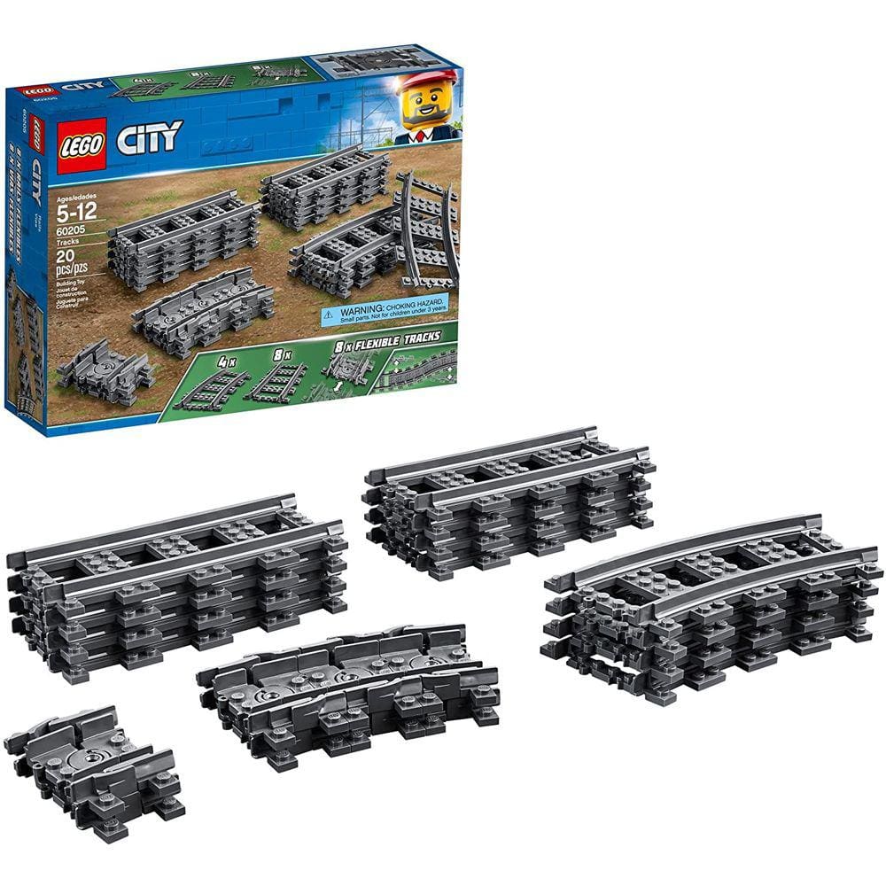 Kit de Construção Trilhas da Cidade LEGO 60205 (20 Peças)