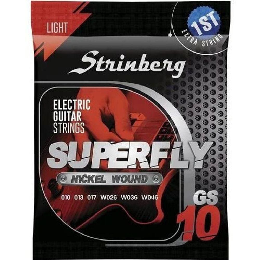 Encordoamento Strinberg Para Guitarra GS10 - 6 Cordas