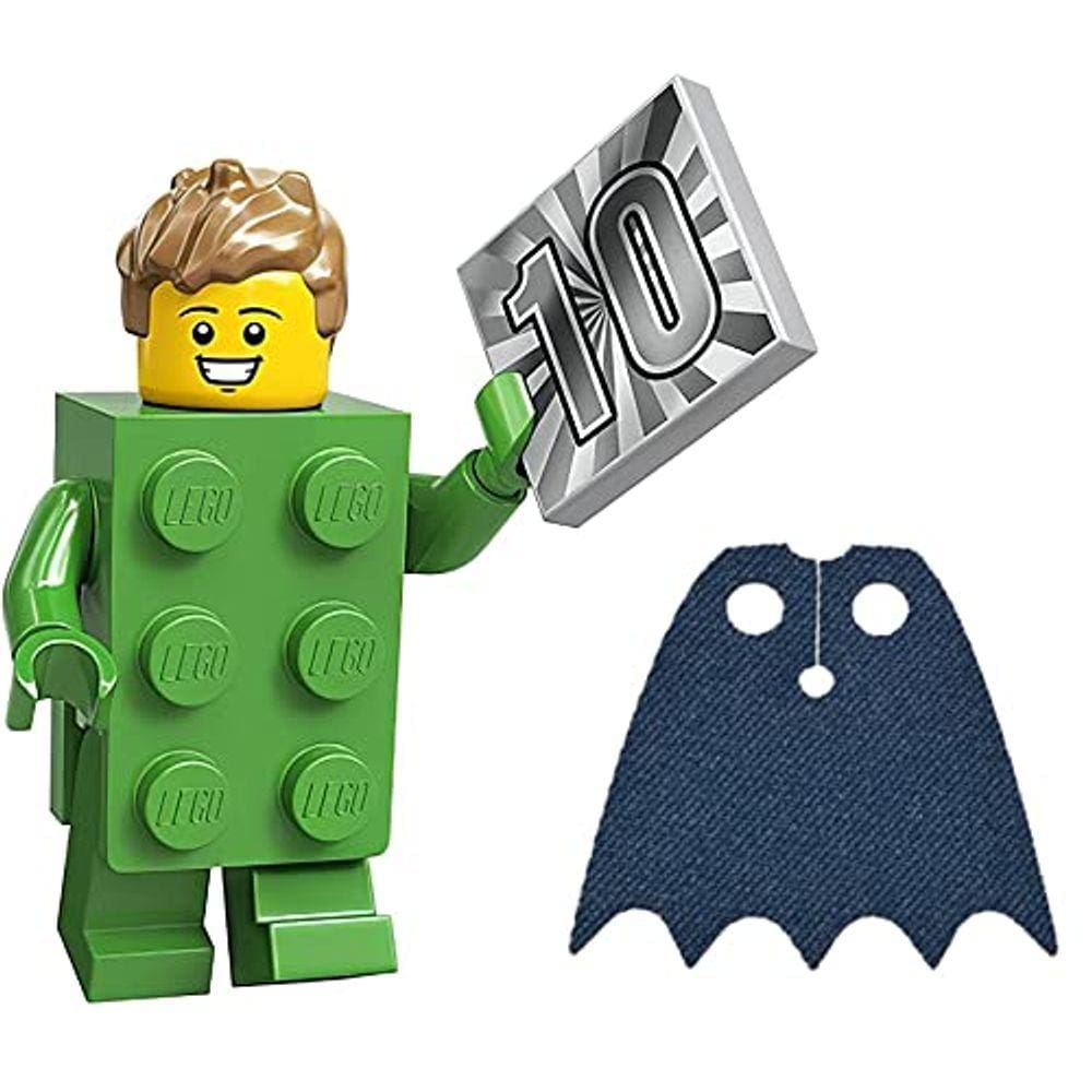LEGO Minifigures Series 20 - Traje de tijolo verde com Bonu
