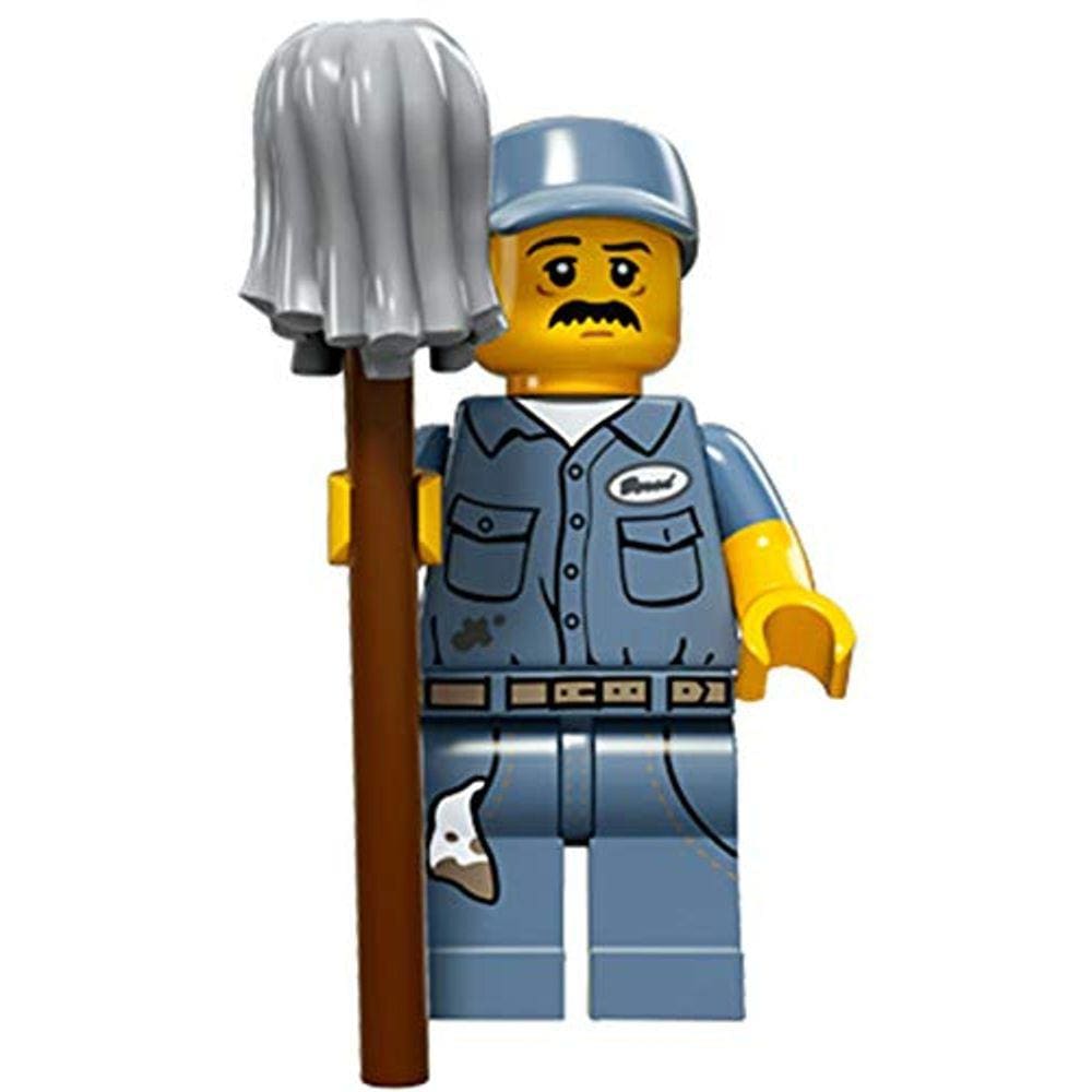 Minifigura colecionável LEGO Series 15 71011 - zelador