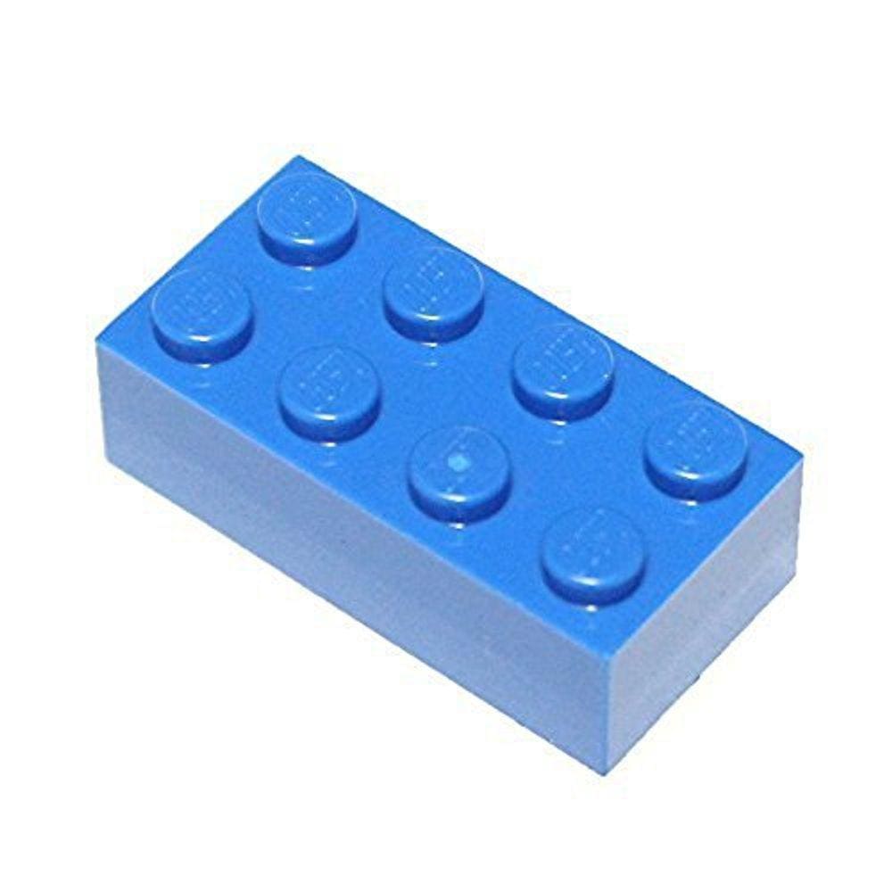 Peças e peças LEGO: azul (azul brilhante) 2x4 tijolo x20