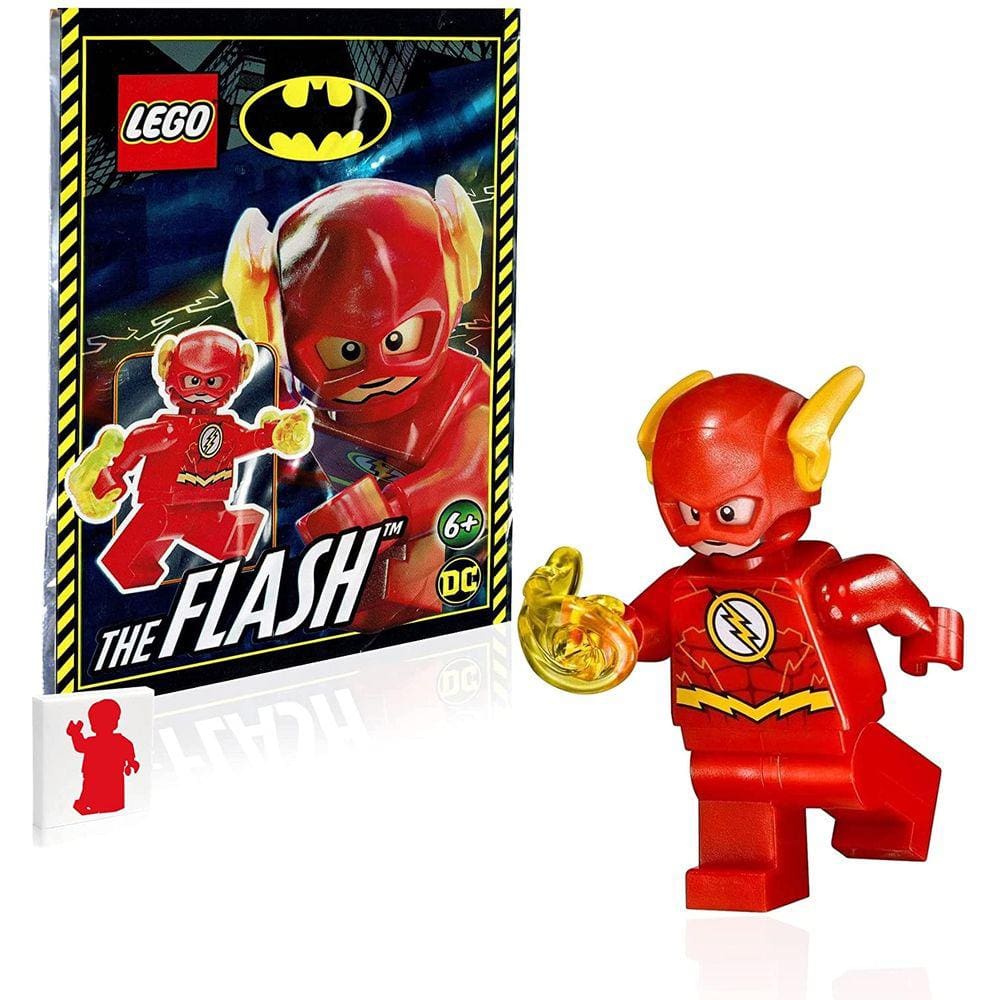LEGO DC Comics Super Heroes Justice League Minifigure - Flash (com Power Blast) 76098