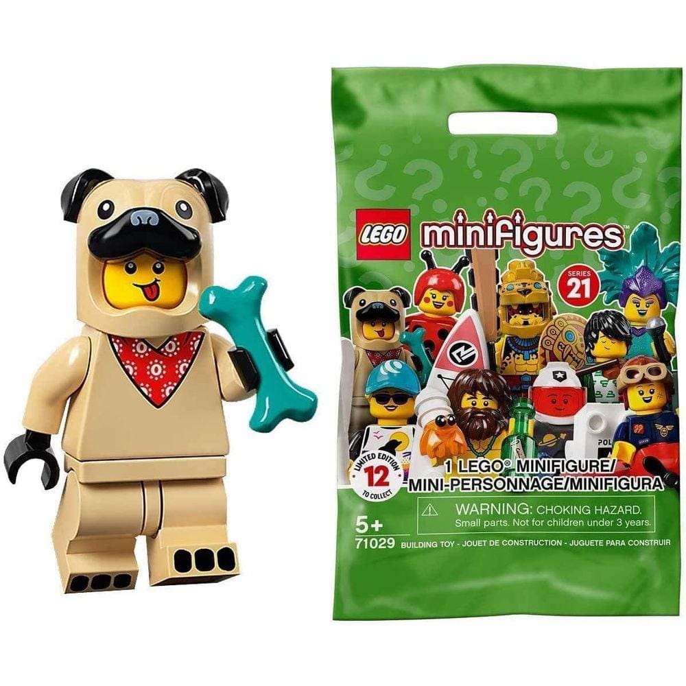 Lego 71029 Minifiguras Colecionáveis Série 21 - Pug Costume Guy