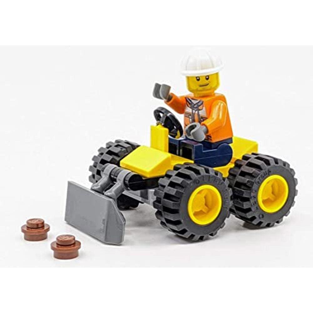 LEGO City: Trabalhador da construção civil e escavadeira
