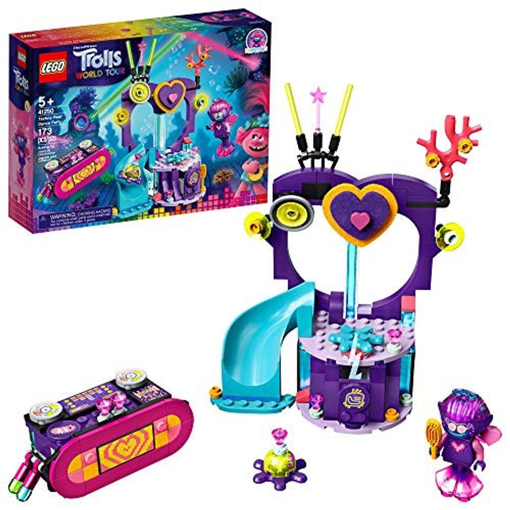 LEGO Trolls World Tour Techno Reef Dance Party 41250 Building Kit, Awesome Trolls Playset for Creative Play, New 2020 (173 Peças)