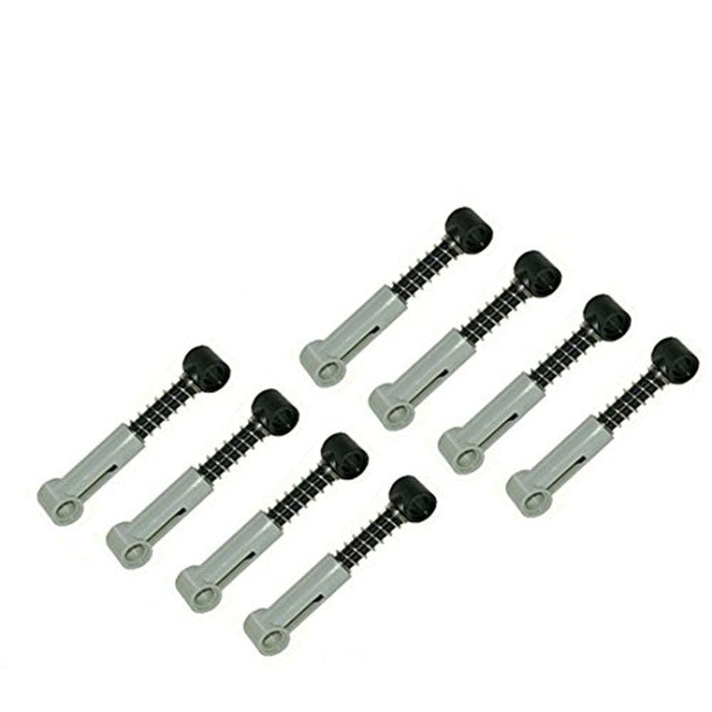 LEGO 8 pcs LOT of TECHNIC LIGHT GREY AMORTECEDORES Parte Parte Suspensão Mola Carro Caminhão Chass