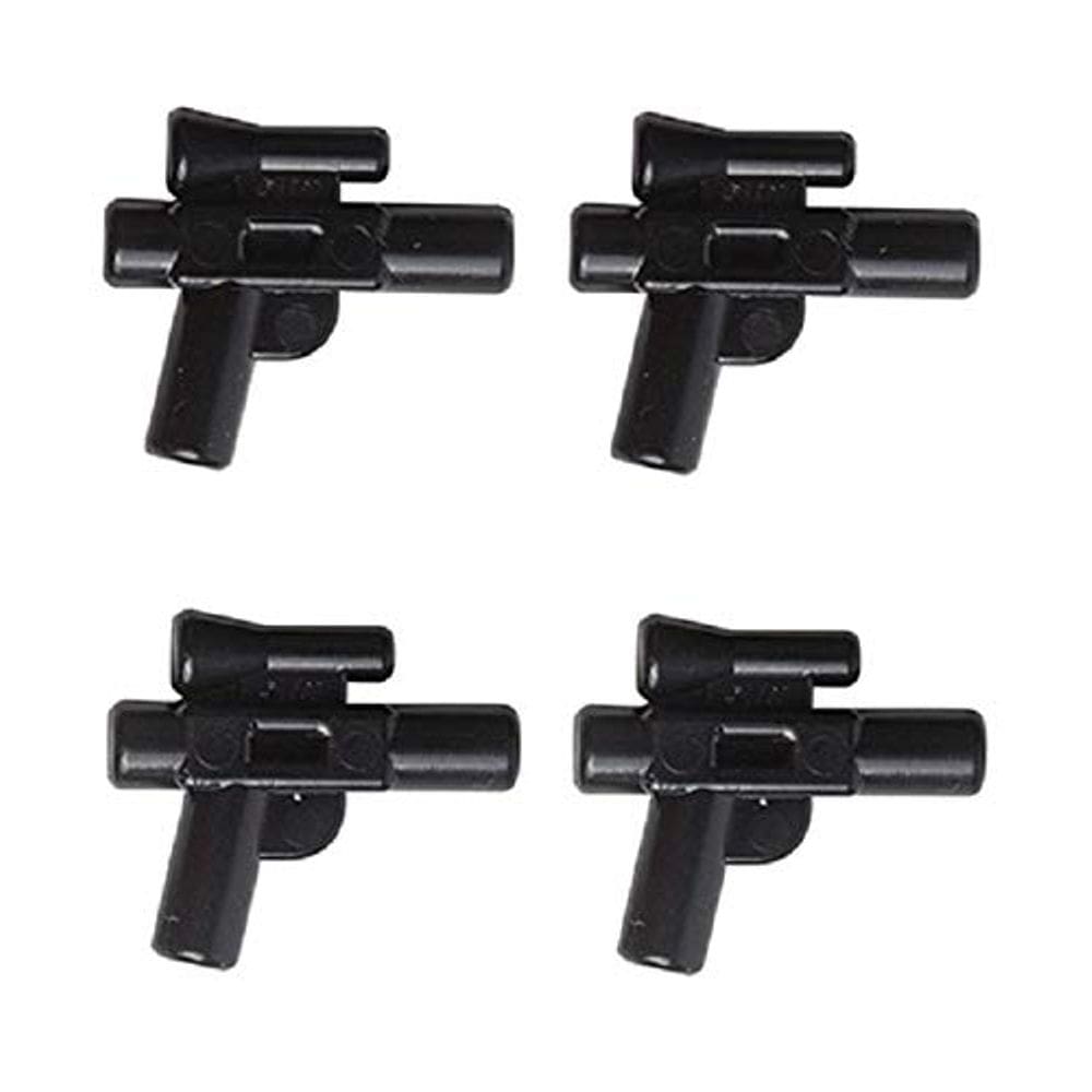 LEGO Star Wars: 4 pistolas pequenas - pretas - para minifigs
