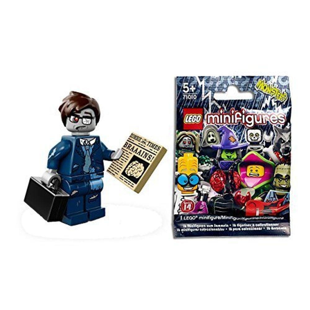 Lego mini figura série 14 empresários Zombie Zombie Busin
