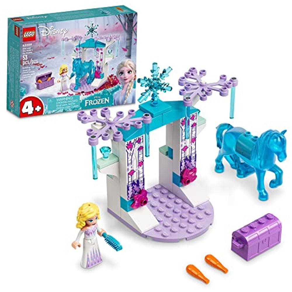 Kit de construção LEGO Disney Elsa e The Nokk`s Ice Stable 43209; um brinquedo montável feito para despertar a imaginação em maiores de 4 anos (53 peç