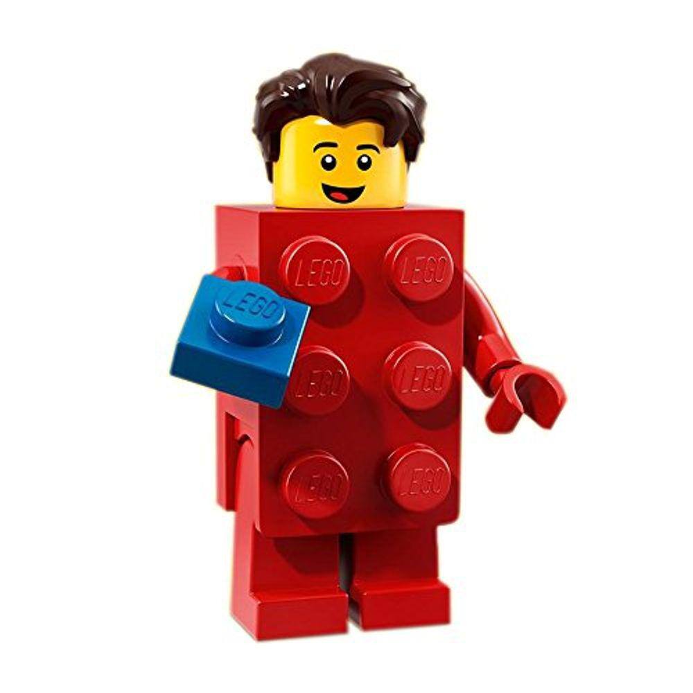 Minifigura de festa colecionável LEGO Series 18 - LEGO Brick Suit Guy (71021)