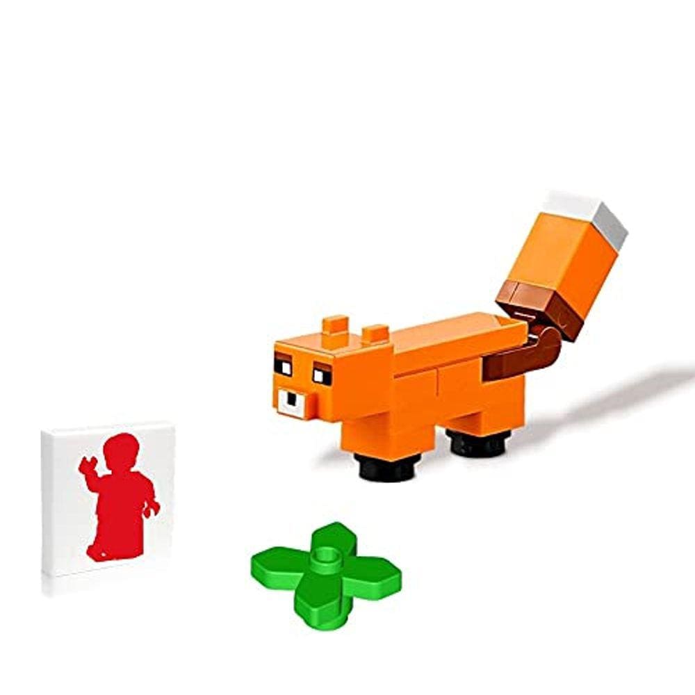 Minifigura LEGO Minecraft - Fox ?? Animal com tela lateral