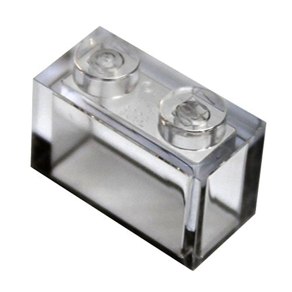 Peças e peças LEGO: Trans-Clear (Transparent Clear) 1x2 Brick x20