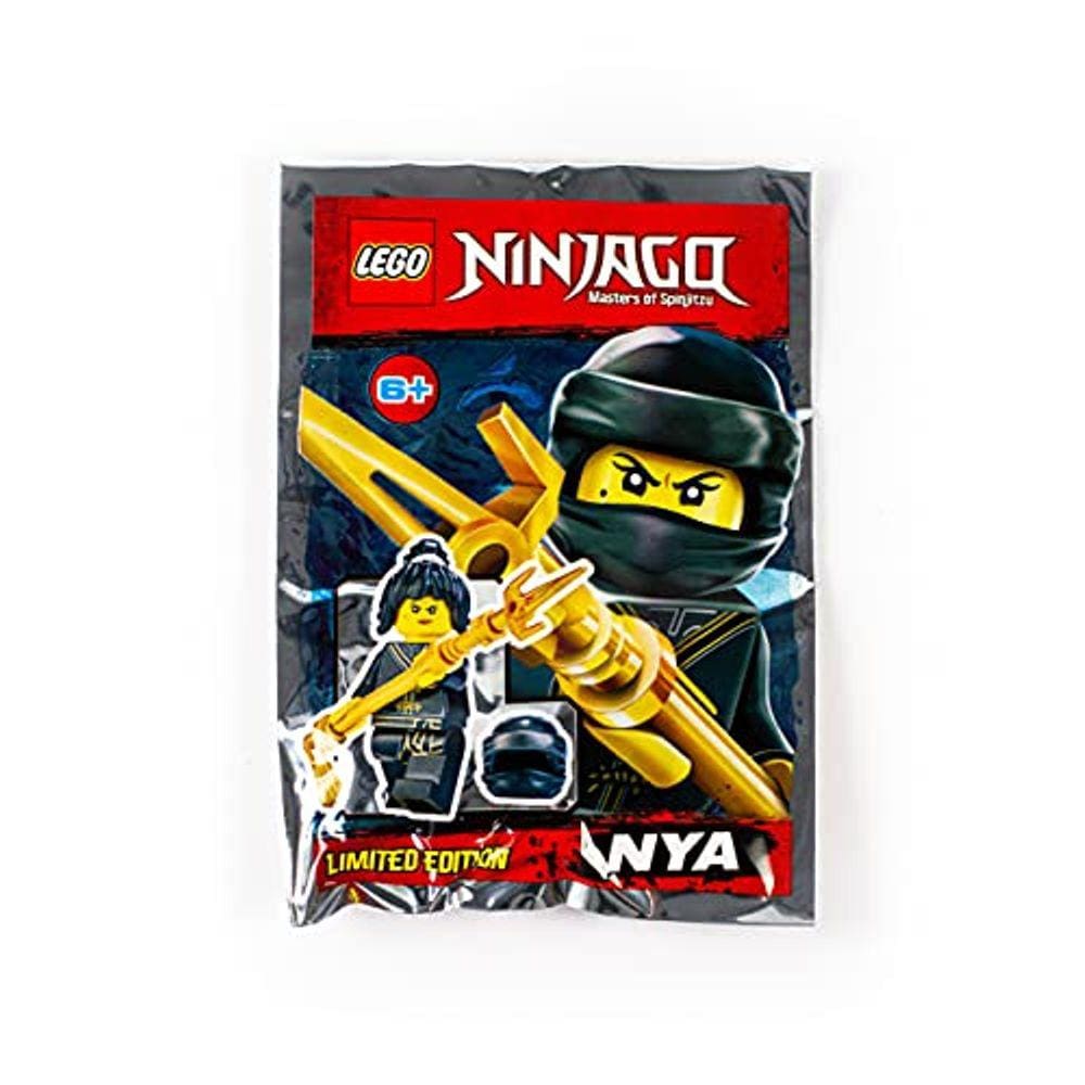 LEGO NINJAGO Minifigure - NYA (com Gold Kai Staff) Pacote de Folha de Edição Limitada