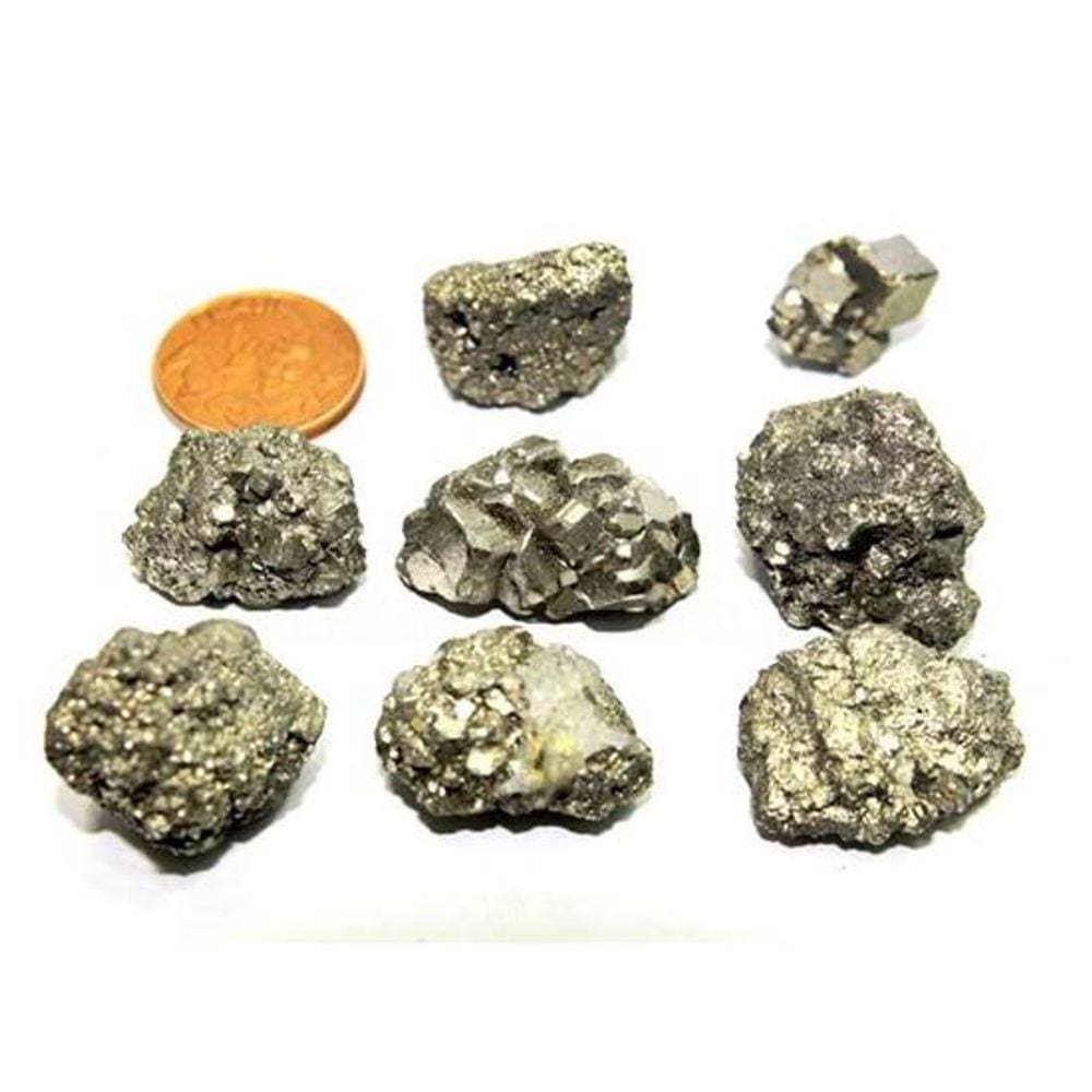 05 Pirita Pequeno artesanato ou pingente 15 mm 10 a 20 gr