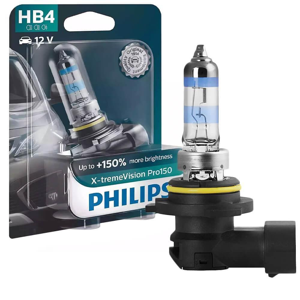 Lâmpada Philips Xtreme Vision Pro150 HB4 51W 12V P22d Farol