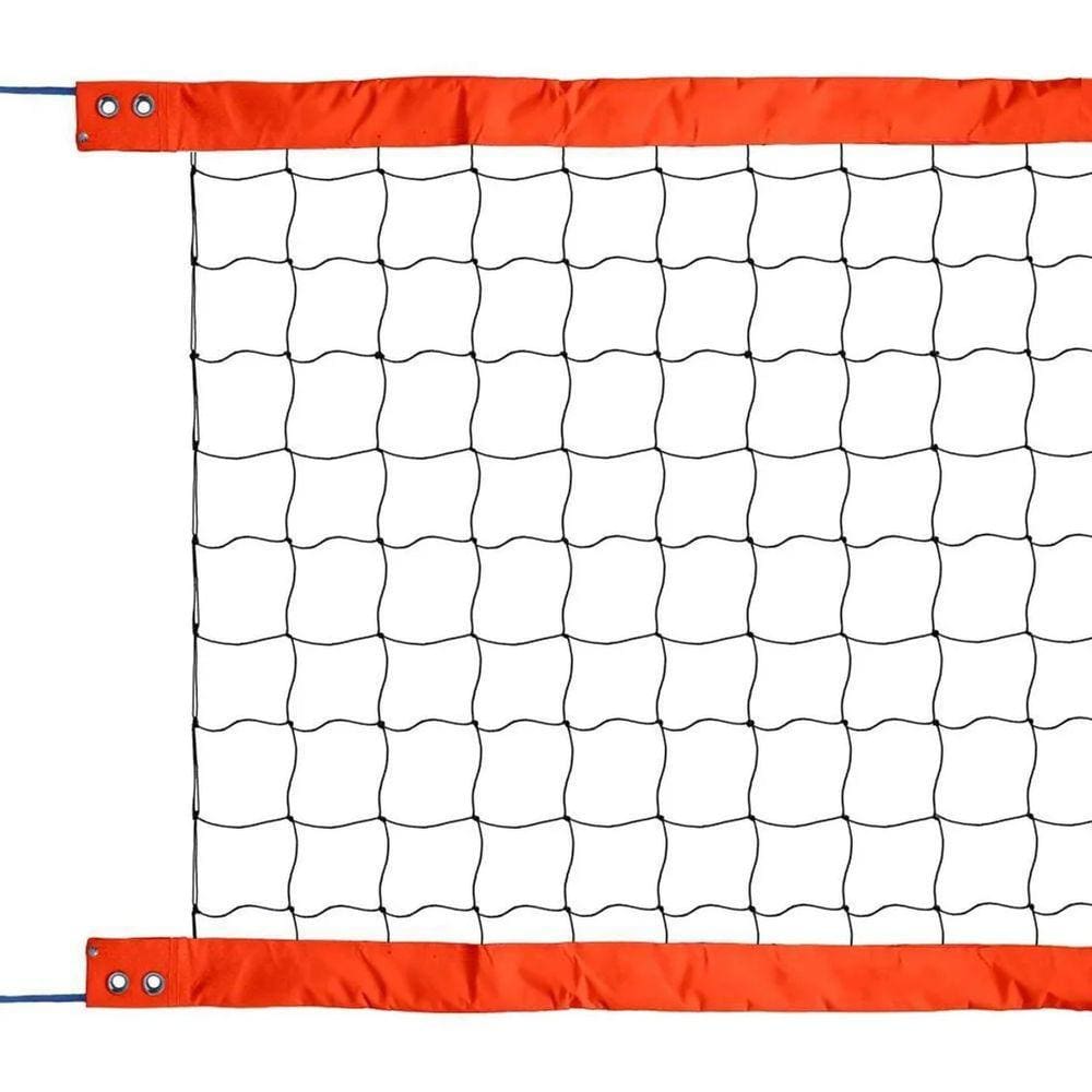 Rede Beach Tennis Oficial 2 Faixas PVC Fio 2.0 PE Laranja Spitter