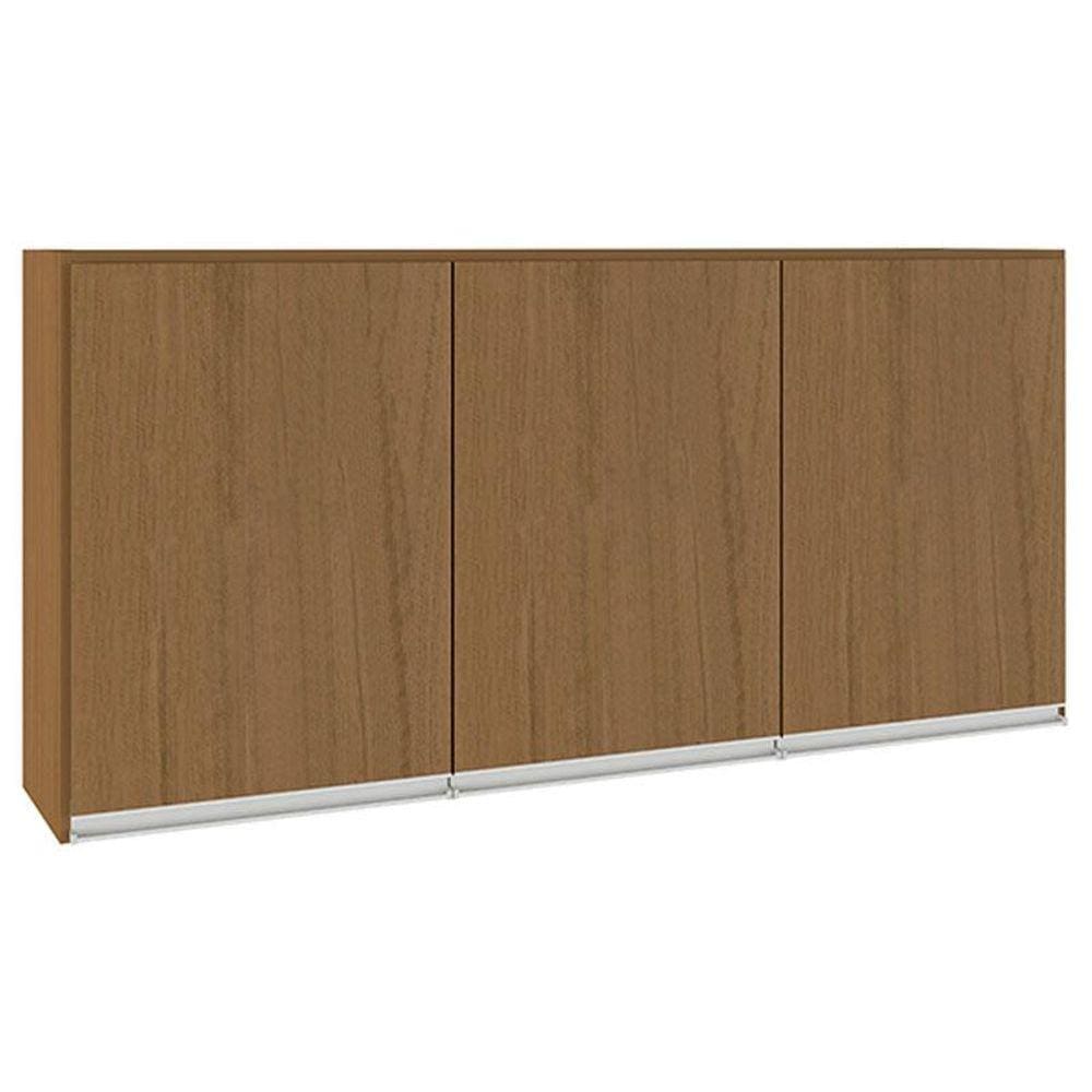 Armário Aéreo 3 Portas Evidence Carvalho - Poliman