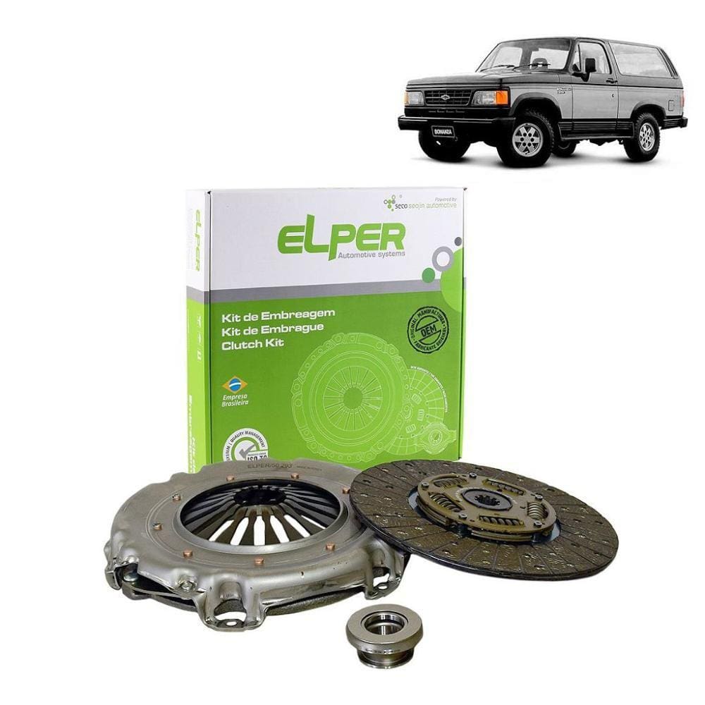 KIT EMBREAGEM 300mm 10EST GM D20-BONANZXA MAXION TURBO DIE/D40/SILVERADO TURBO DIE/TROLLER RF ESPORTE 2.8 TDI MWM - DL