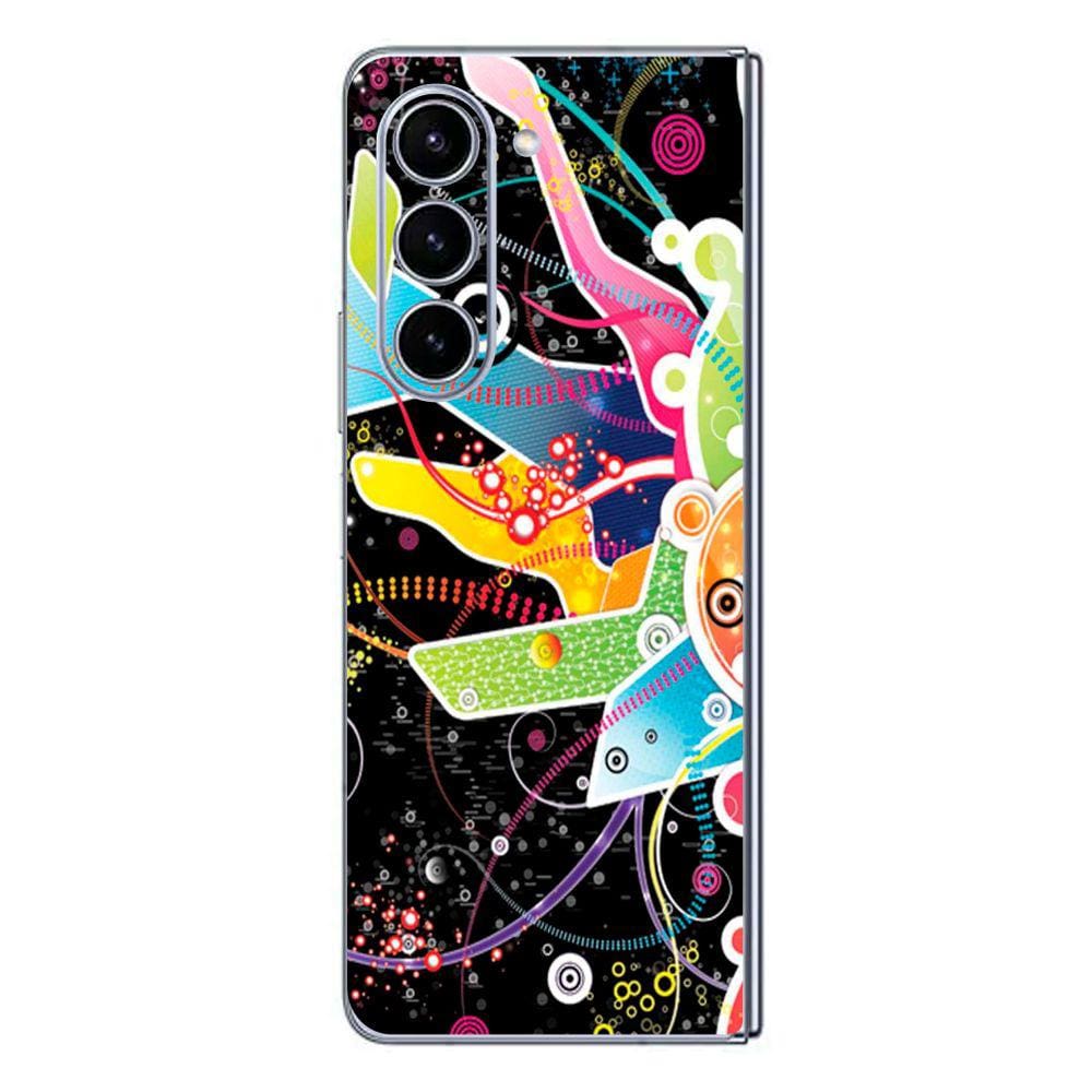 Capa Adesivo Skin058 Verso Para Samsung Galaxy Z Fold 5
