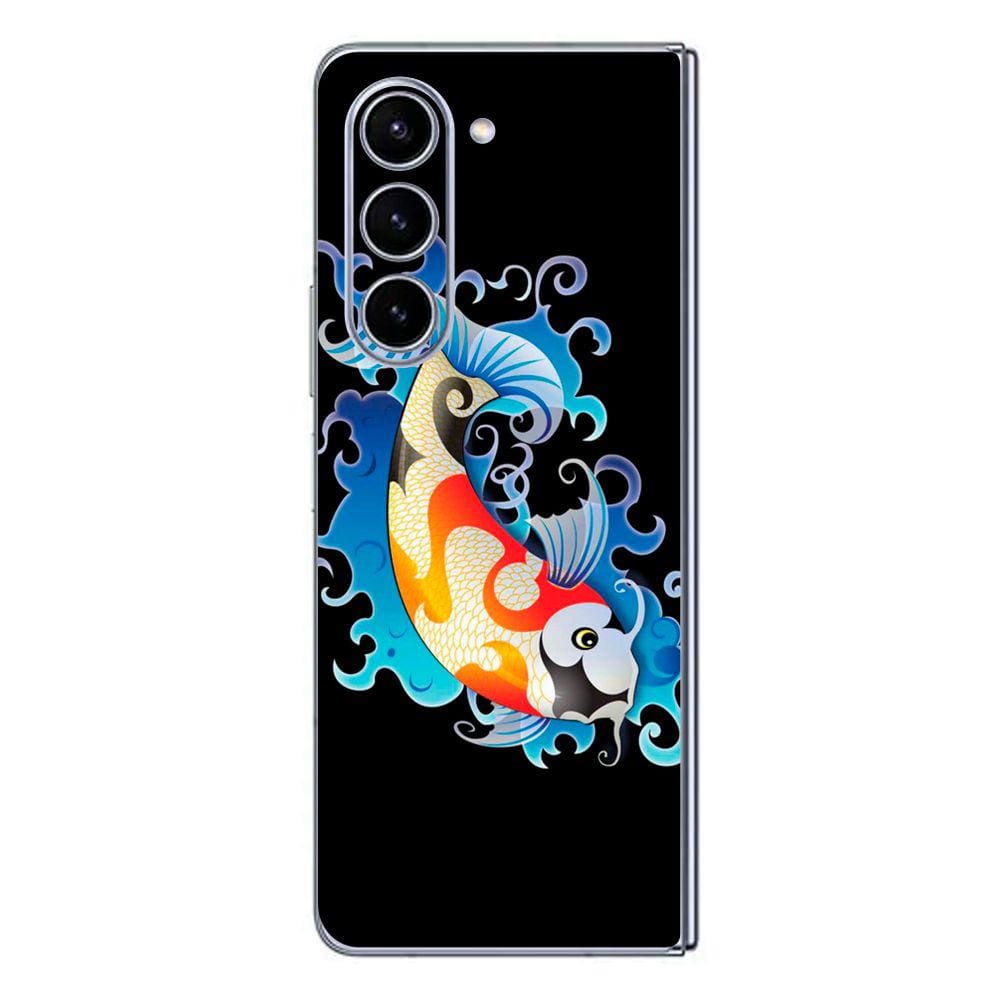 Capa Adesivo Skin053 Verso Para Samsung Galaxy Z Fold 5