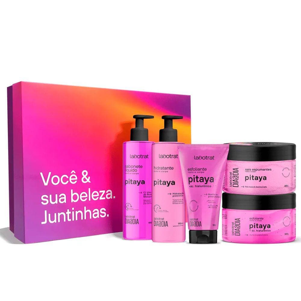 Kit De Banho Corporal Pitaya Com 5 Itens Labotrat