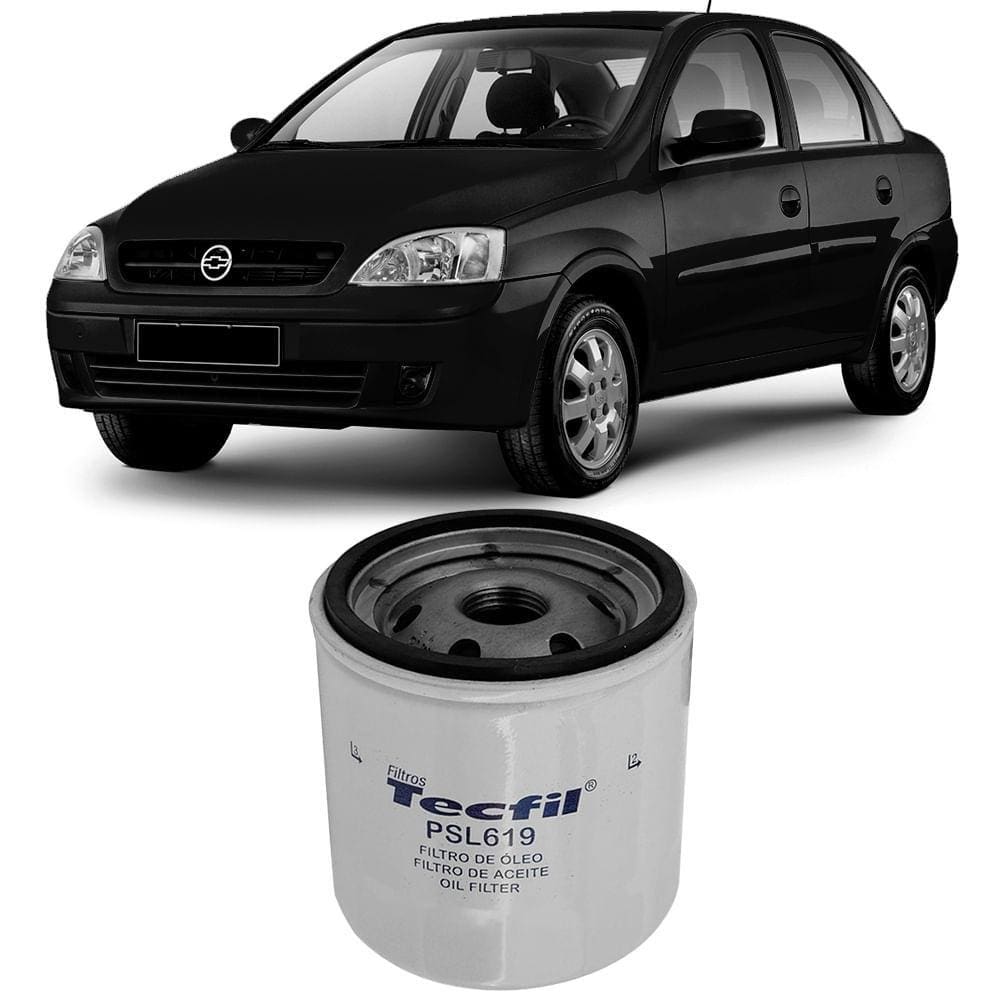Filtro Óleo Corsa Sedan 1.0 1.6 1.8 96 A 2009 Tecfil
