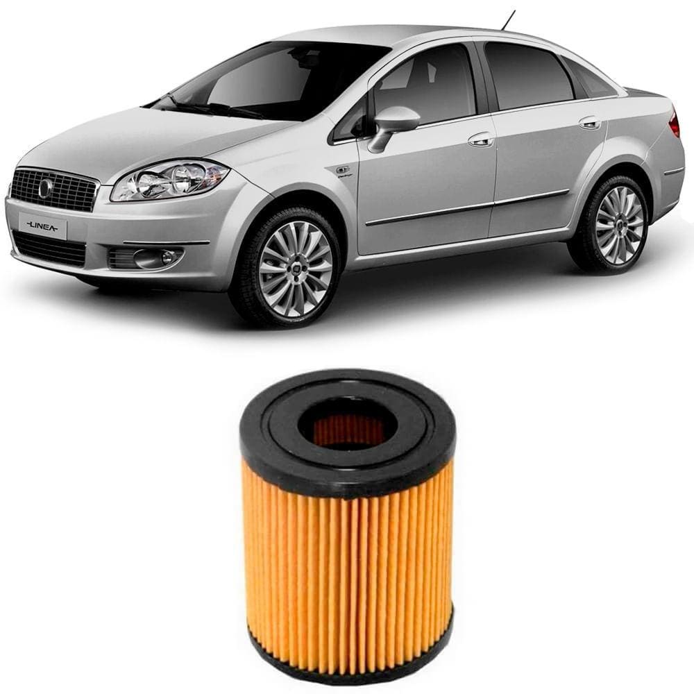 Filtro Óleo Fiat Linea 1.8 2012 A 2016 Tecfil