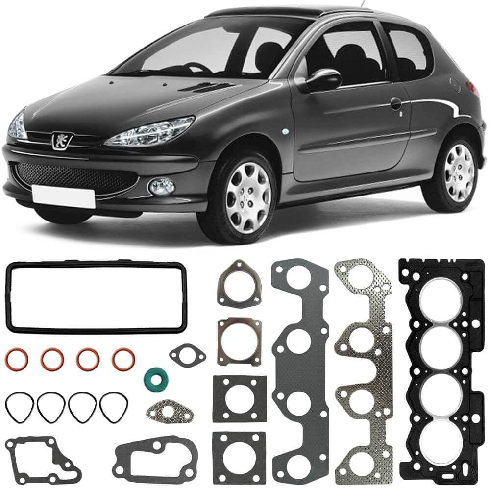 Jogo Junta Motor Peugeot 206 1.4 2004 A 2009 Parcial Sabó
