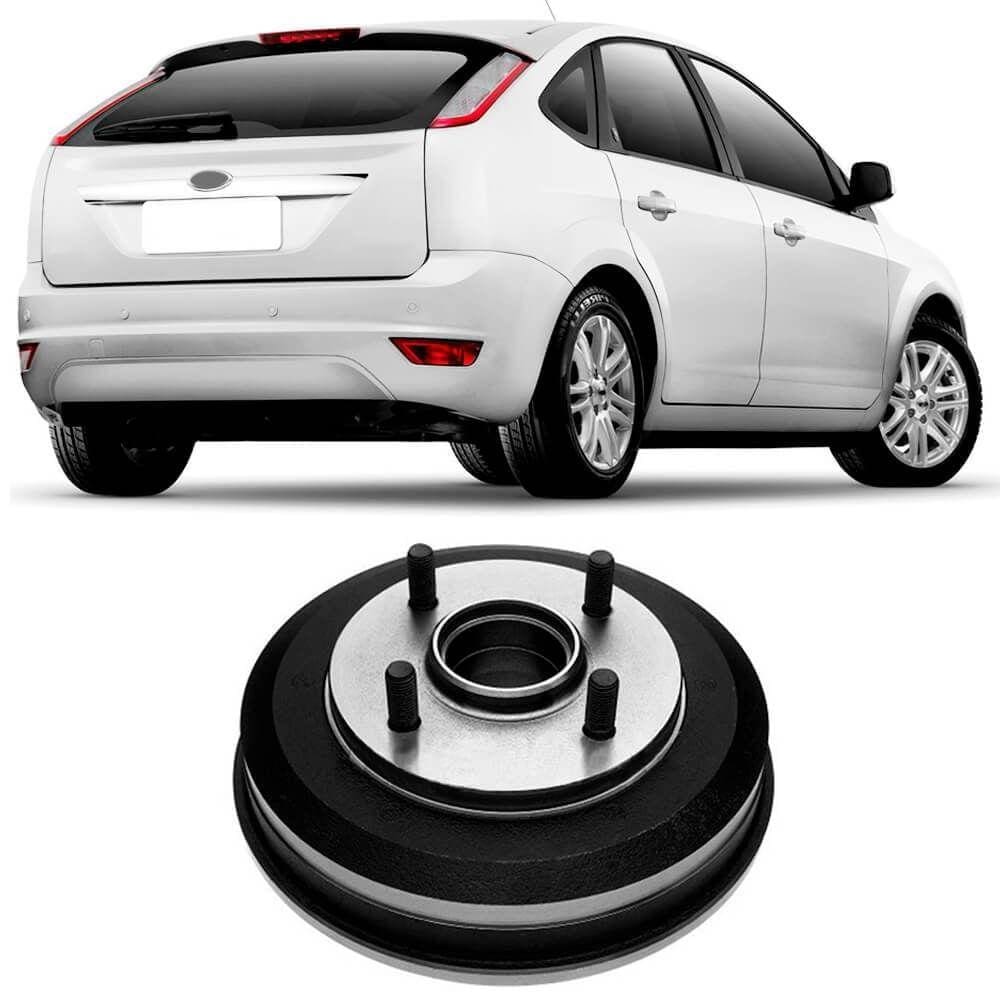 Tambor Freio Focus Hatch 2001 A 2008 Traseiro Com Cubo