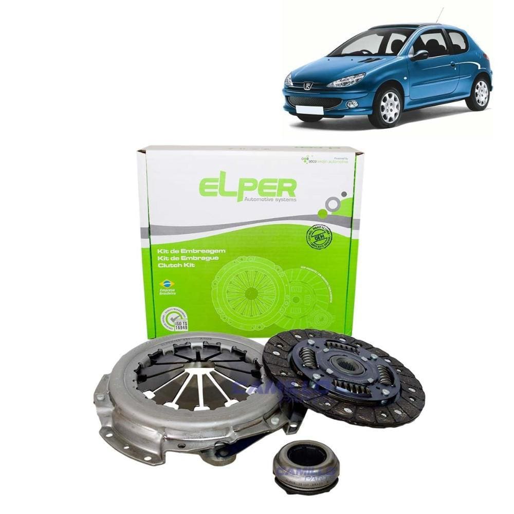 Kit Embreagem Completo 80121 Peugeot 206 1.0 2000 a 2008