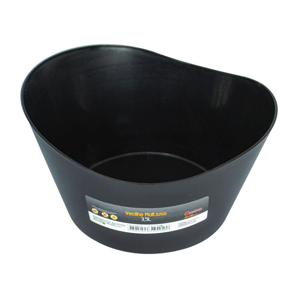 Vasilha Multiuso 3,5 L - Preta Linha Premium